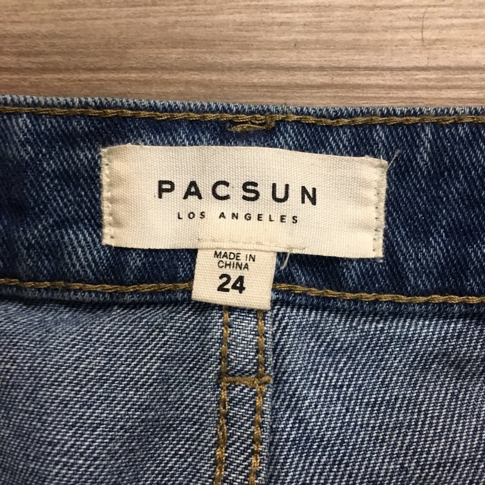 🔺SOLD🔻NWOT PacSun Medium Indigo Denim Skirt - Picture 4 of 4